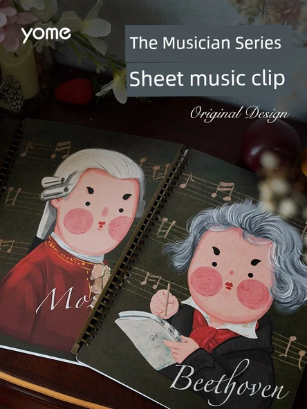 Yome Müzik Piyano A4 Notası Klasörü - Seçtiğiniz 2 Adet (Standart İç Sayfalar) - 2
