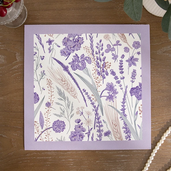 Diyatomlu Çamur Emici Bardak Altlığı - Sisi Mang Garden C - 30cm x 30cm