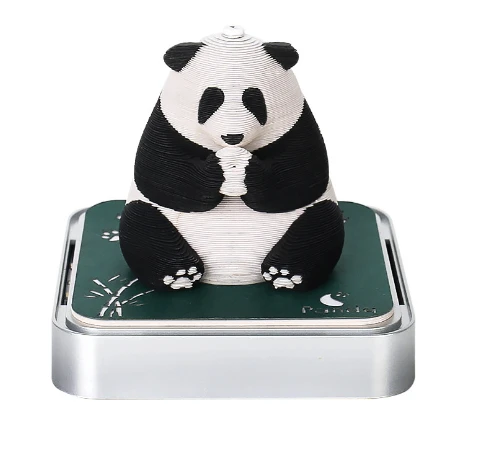 2025 3D Sanat Masa Takvimi - Panoramik Dev Panda