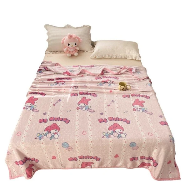 Sanrio Çizgi Film Battaniye - Büyük Gözlü Kurbağa - 150x200cm - 6