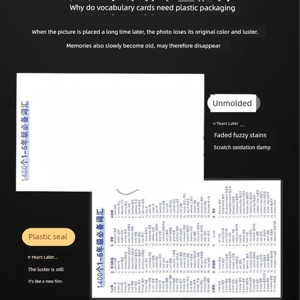 Ortaokul Öğrenci Kartı - Türkçe + Matematik Bilgi Noktaları (5 Çift Taraflı) - Resim 4