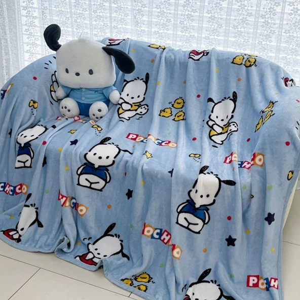 Sanrio Çizgi Film Battaniye - Kappa Köpek - 200x230cm