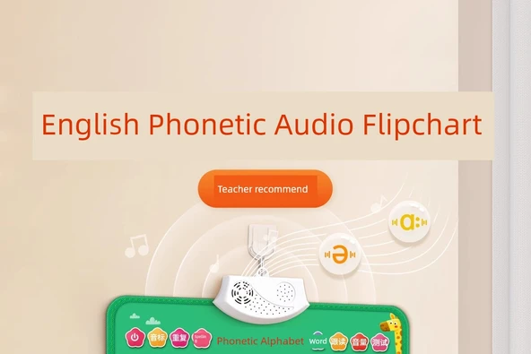 Çince Pinyin Sesli Asılı Duvar Tablosu - Resim 4