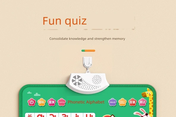 Çince Pinyin Sesli Asılı Duvar Tablosu - Resim 9