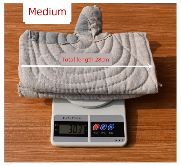 Kanvas Pamuk Fırın Eldiveni - Kısa Boy 2'li (25cm) - 6