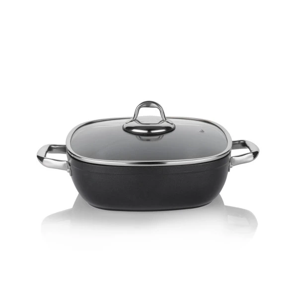 Schafer Gastronomie Master Granit Basık Tencere 24 Cm - 2