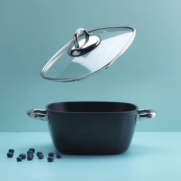 Schafer Gastronomie Master Granit Derin Tencere-20Cm - 6