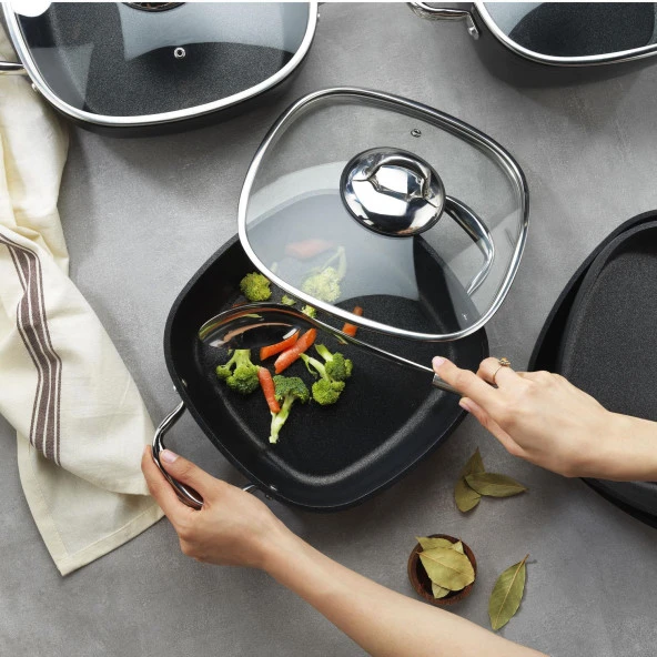 Schafer Gastronomie Master Granit Derin Tencere 24 Cm