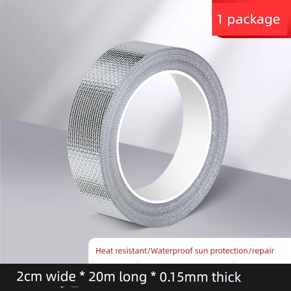 Isıya Dayanıklı Sap Sarma Bandı - Alüminyum Folyo 2cm x 20m