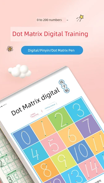 Çocuklar için Pinyin İngilizce Sayılar Hat Pratik Defteri - Pinyin + Sayılar + İngilizce + 1. Sınıf (Üst ve Alt) Zihinden Hesaplama Kağıdı (Toplam 5 Adet 100 Sayfa) - 7