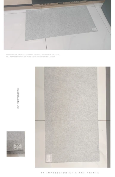 Mutfak Zemin Koruyucu - Yağa Dayanıklı Kaymaz Paspas - 50x100 cm - Kahve 6 - 8