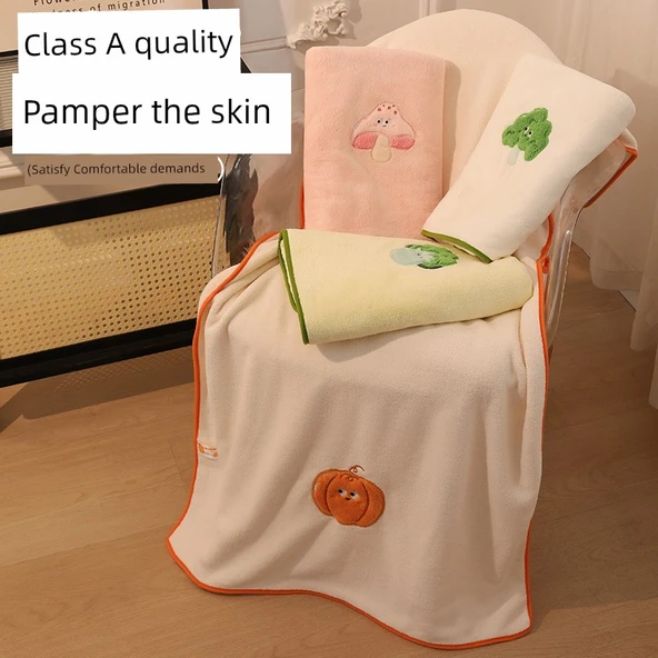 Çocuk Mercan Polar Banyo Havlusu 70x140cm - Package you make money - 3