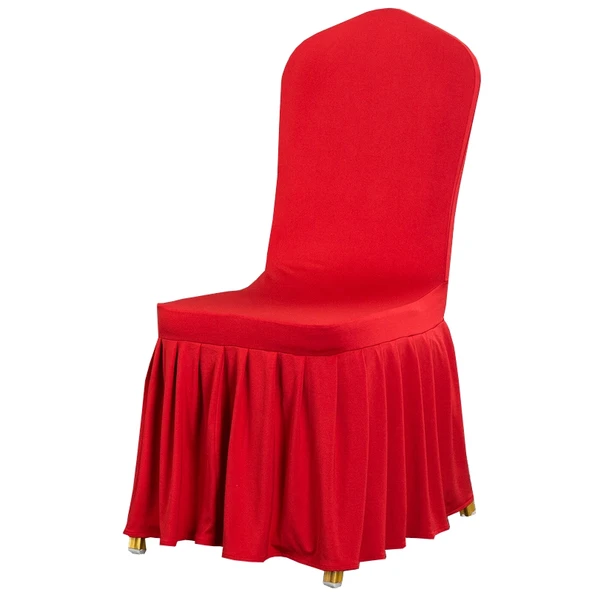Elastik Otel Yemek Sandalyesi Kılıfı - Koyu Mor (Kalınlaştırılmış) - 6