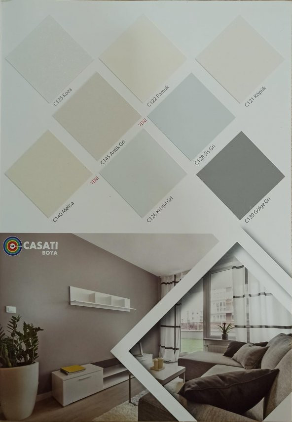 Casati Allegro İpek İç Cephe Boyası 7,5 Lt - 5