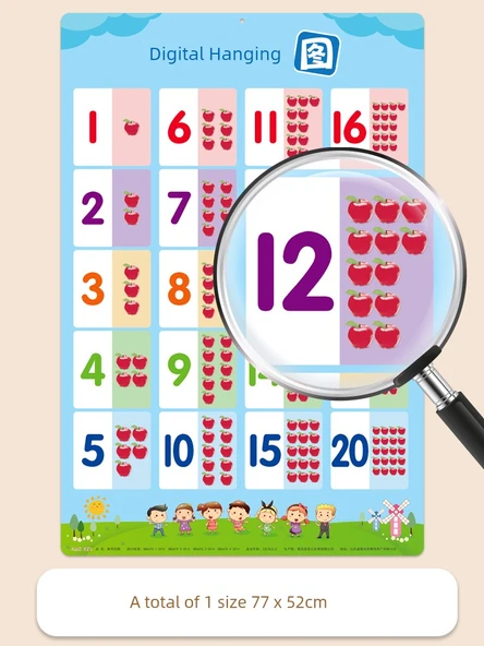 1-20 Rakamlar Flipchart