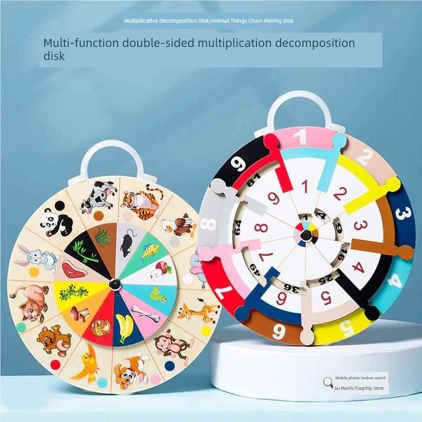 İlkokul Matematik Öğrenme Oyuncağı - (Geliştirilmiş) Toplama Oyunu - 3