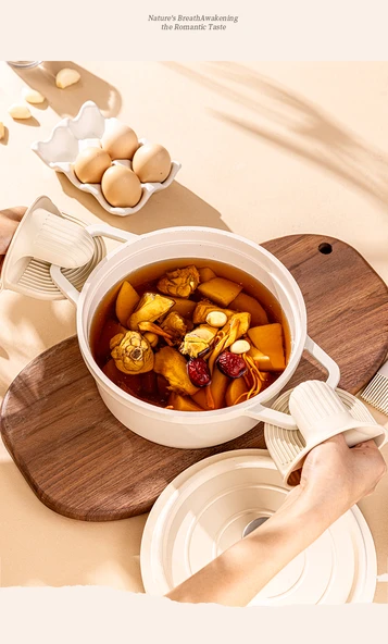 Isıya Dayanıklı Fırın Eldiveni - [Gül Ağacı] 304 Spatula + Kaşık İki Parça Set - Resim 9