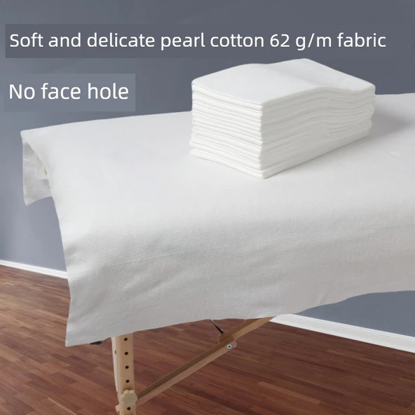 Delikli Seyrek Pamuklu 62g Masaj Yatak Örtüsü 10 Adet 120x200 cm