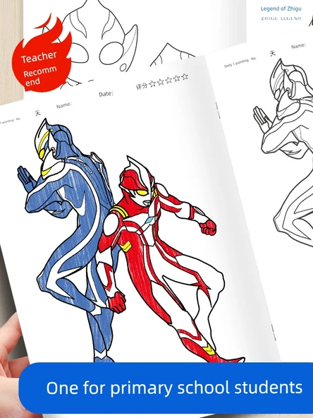 Ultraman Basit Çizgi İzleme Kitabı - [5] Altman Hepsi 3 + Bitkiler vs. Zombiler 2 - Resim 5