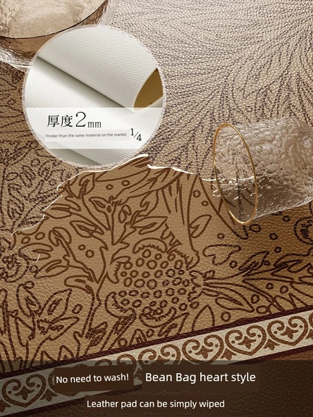 PVC Su Geçirmez Toz Geçirmez Masa Örtüsü - Callon 40x160cm - Resim 5