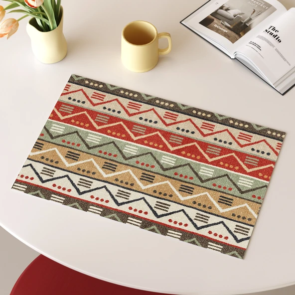 Su Geçirmez Yağ Geçirmez PVC Masa Örtüsü - [Utopia] -4# -1 - 30x45cm