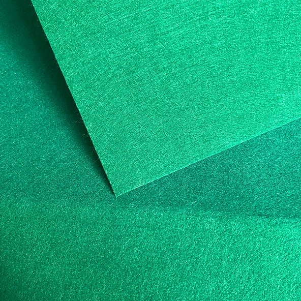 Yeşil Ofis Masa Örtüsü - Keçe Kumaş - 3mm 50x100cm