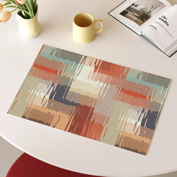 Su Geçirmez Yağ Geçirmez PVC Masa Örtüsü - [Utopia] -8# - 30x45cm