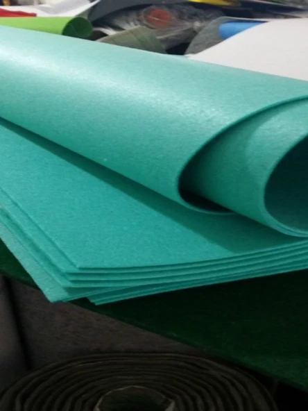 Yeşil Ofis Masa Örtüsü - Keçe Kumaş - 3mm 70x140cm - 7