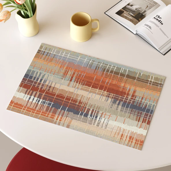 Su Geçirmez Yağ Geçirmez PVC Masa Örtüsü - [Utopia] -7# - 30x45cm