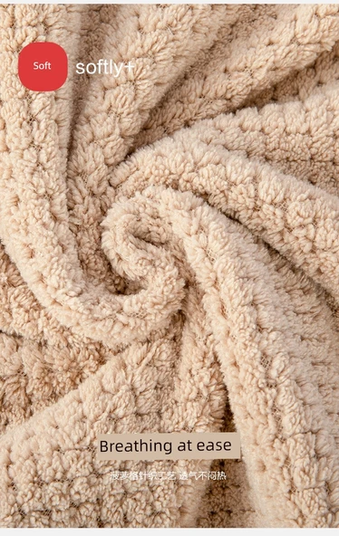 Kadın Pamuk Banyo Eteği ve Saç Bandı Seti - Pembe Mor - Resim 11