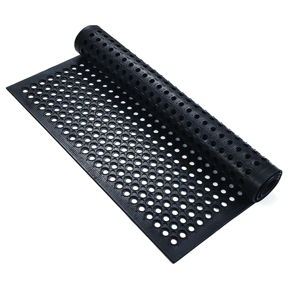 Kaymaz Mutfak Halısı - 50cm x 80cm - 8mm - Siyah - 6