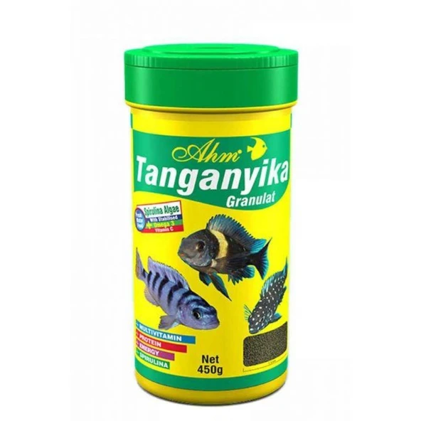 Ahm Tanganyika Green Granulat Balık Yemi 1000 ml