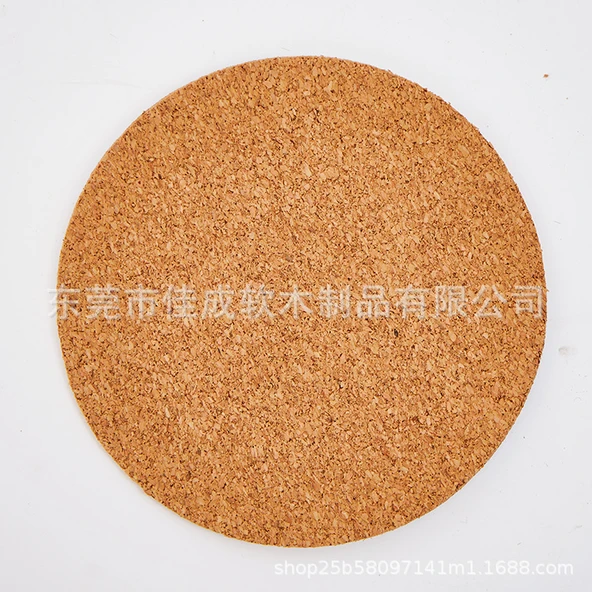 Kork Bardak Altlığı - Yuvarlak 100mm 2mm Yapışkanlı