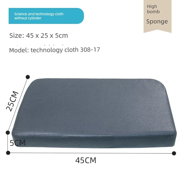 Çökme Önleyici Masaj Yastığı - Gri Teknoloji Kumaşlı - Silindirsiz - Plaka Destekli - Yüksek Esnek Süngerli - 5-5cm
