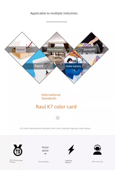RAL K7 Renk Kartelası - Uluslararası Standart - 10