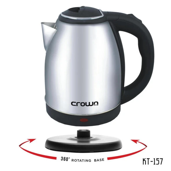 Crown CRW-7102 1500 W 1.8 lt Çelik Kettle - 2