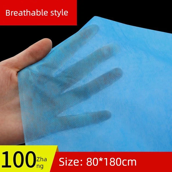 Tek Kullanımlık Yatak Örtüsü - 80*180cm Mavi - 100 Adet