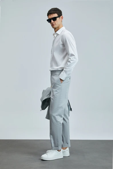 Lufian 111010635 Farem Erkek Basic Gömlek Regular Fit Erkek Gömlek - Resim 5