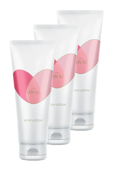 Avon Lov U Kadın Vücut Losyonu 125 Ml. Üçlü Set