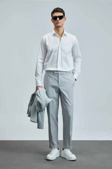 Lufian 111010635 Farem Erkek Basic Gömlek Regular Fit Erkek Gömlek - Resim 2