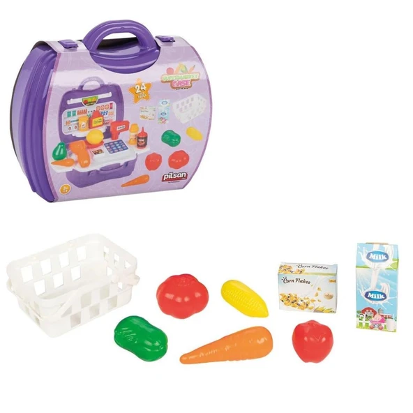 03 563 Çantalı Market Seti -Pilsan Oyuncak - 2