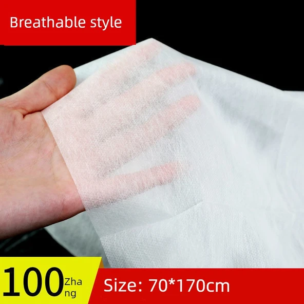 Tek Kullanımlık Yatak Örtüsü - 70*170cm Beyaz - 100 Adet
