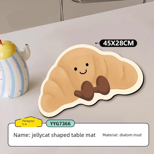 Jellycat Şekilli Çizgi Film Desenli Masa Örtüsü - A Model - 45x28cm