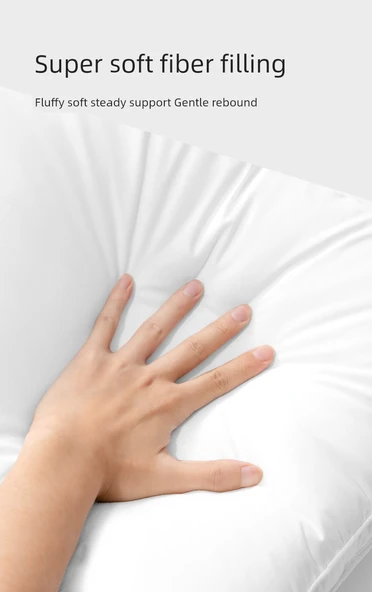 Pamuklu Mermi Yüksek Yastık - Çiftli - 6-14cm - 10