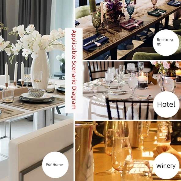 Jakarlı Otel Restoran Peçetesi 48x48cm Polyester - Gök Mavisi - Resim 4