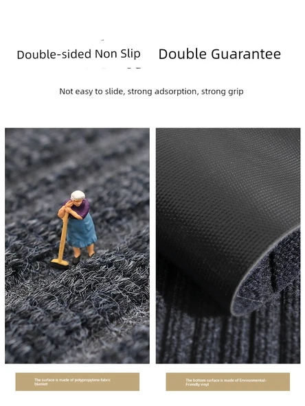 Kendinden Yapışkanlı Kaymaz Merdiven Halısı - Yedi Çizgili Kahve Deve Tüyü Rengi 30x85cm - 4