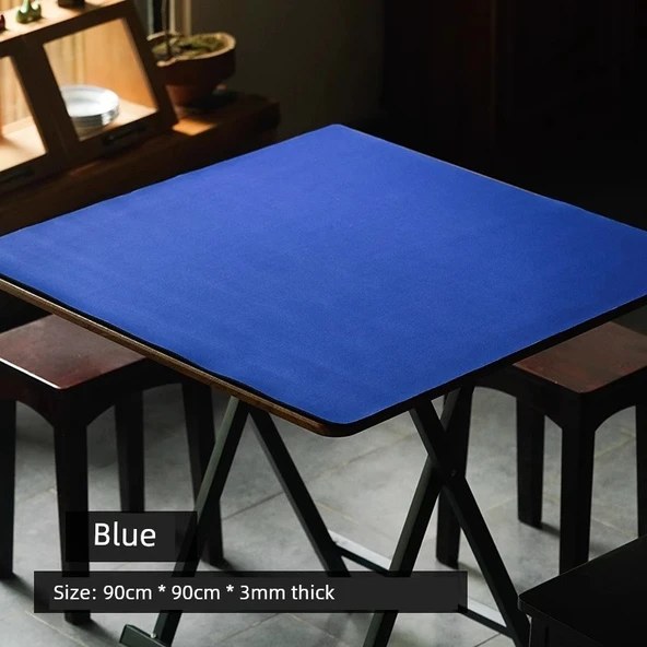 Diyatomit Masa Örtüsü - Mavi - 90x90x0.3cm