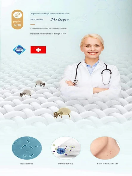 Otel Kalitesinde Uyku Yastığı - Koyu Gri Orta Yastık (6-8cm) - 2