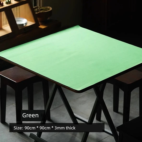 Diyatomit Masa Örtüsü - Yeşil - 90x90x0.3cm