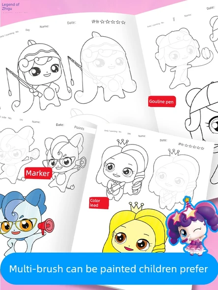 Kalem Kontrolü Temel Çizim Defteri - 2. Kitap + Akrilik Marker - Resim 5